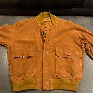 Men’s Suede bomber jacket. Made in Italy